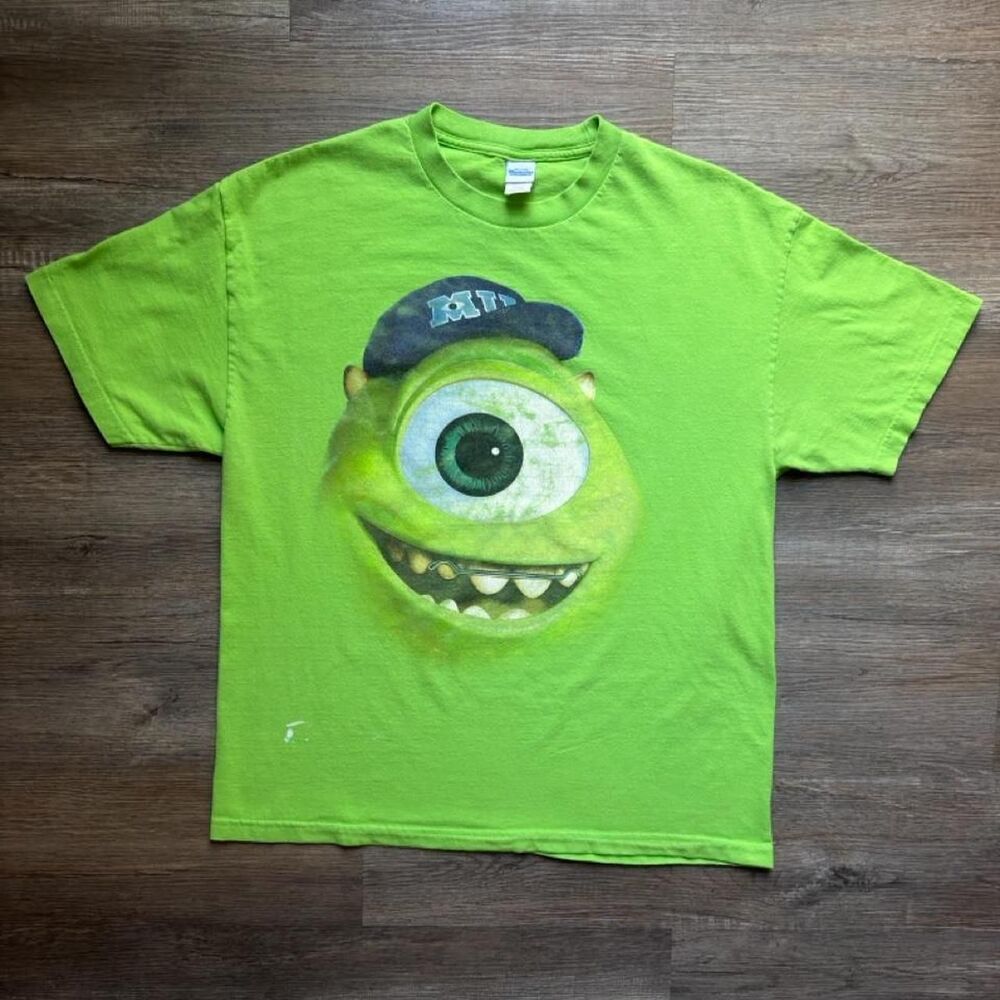Pixar Men's Green T-shirt